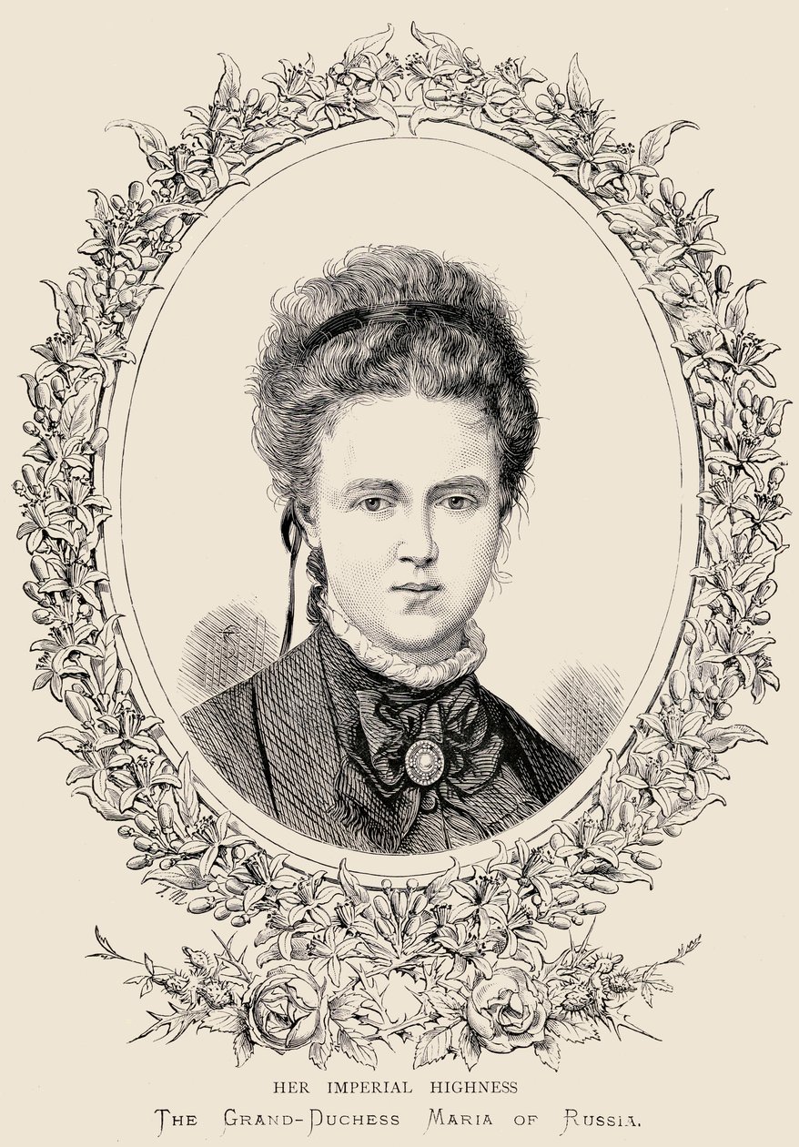 Maria Alexandrovna (1853-1920) Lana Afioga Mamalu O le Tupu Tamaitai Sili o Rusia swed av English School