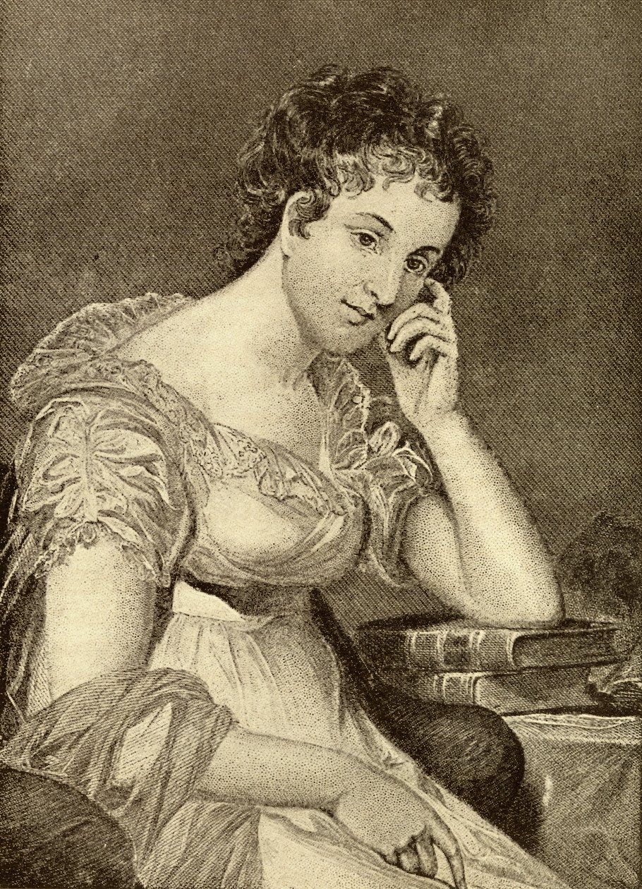 Maria Edgeworth (1767-1849) av English School