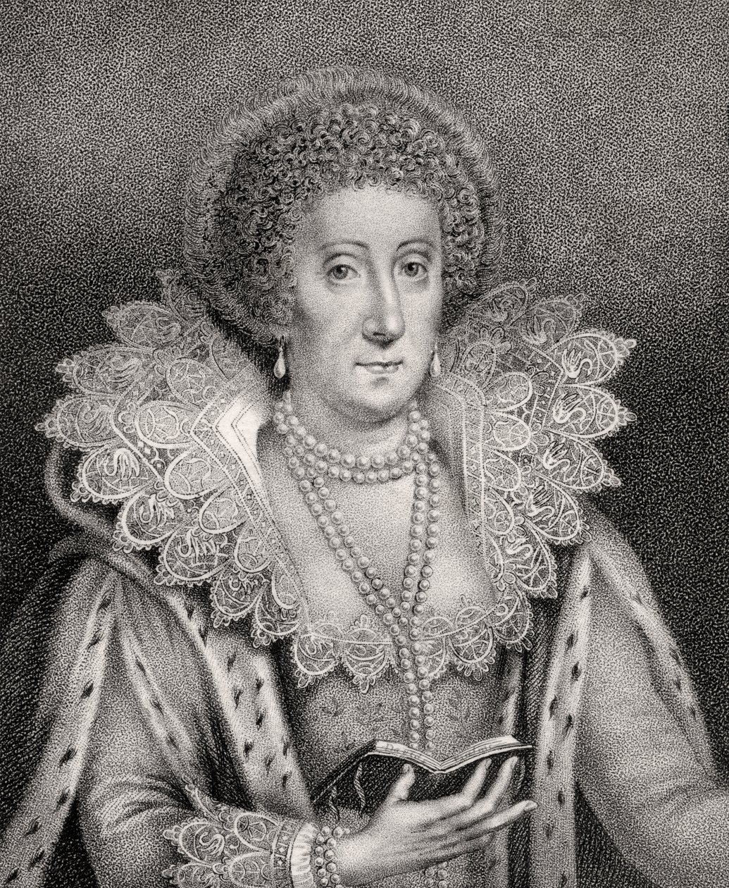 Mary Herbert, illustration från "A catalogue of Royal and Noble Authors, Volume II", publicerad 1806 av English School