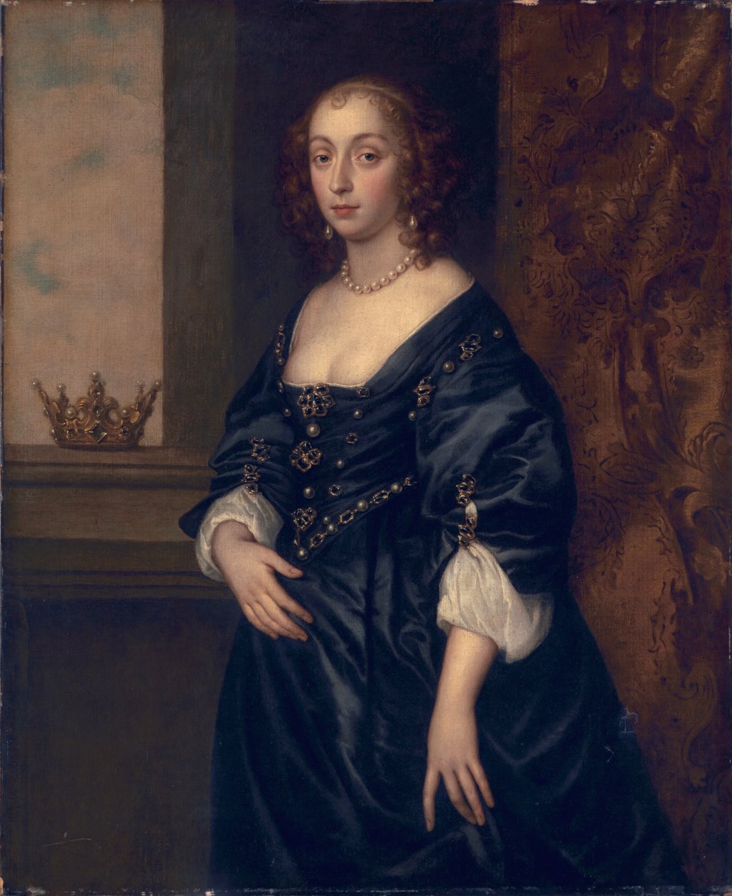 Mary Stewart, hertiginna av Lennox och Richmond, sent 1600-tal av English School
