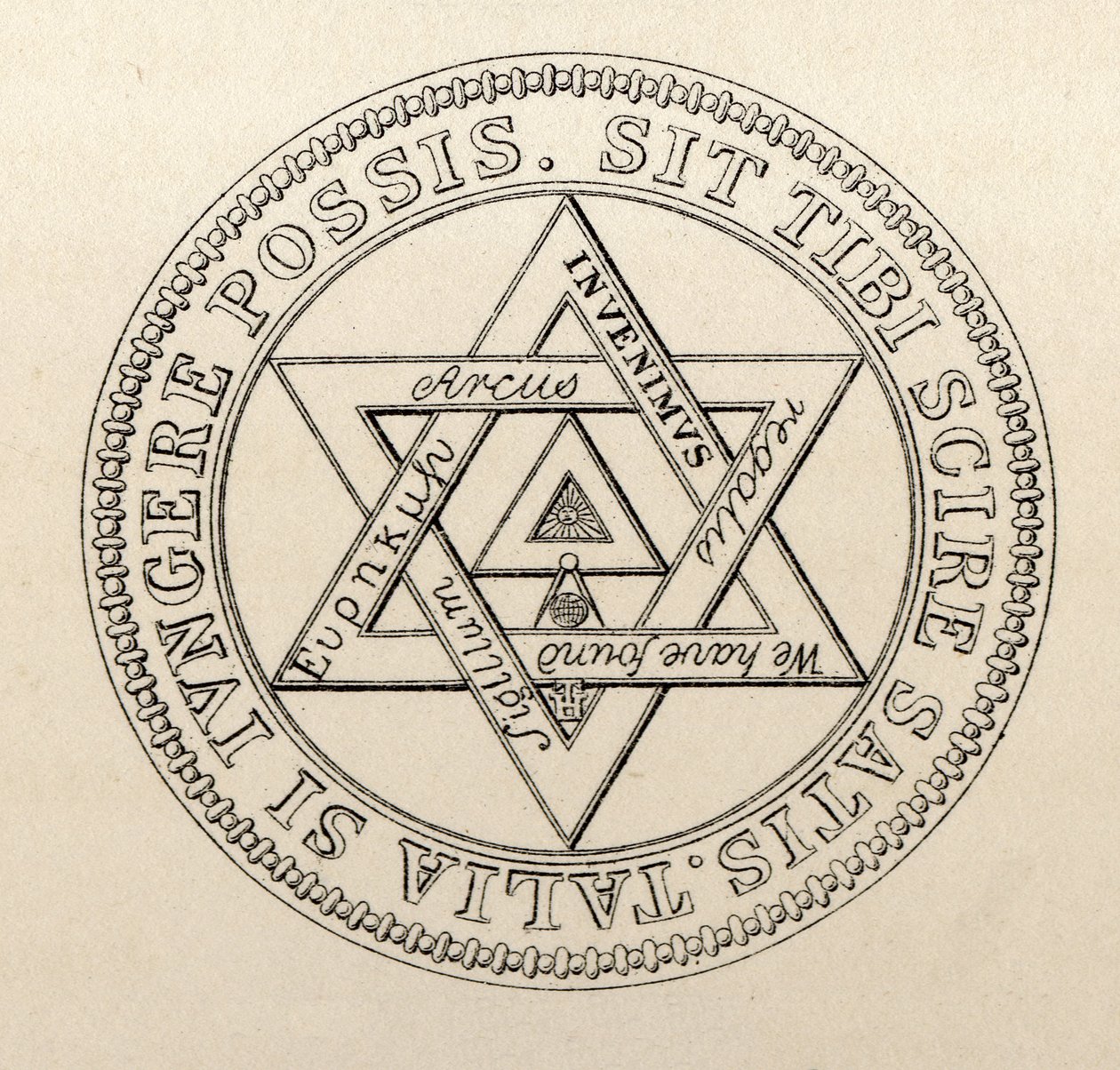 Frimurares sigill för Grand Chapter of London, från 