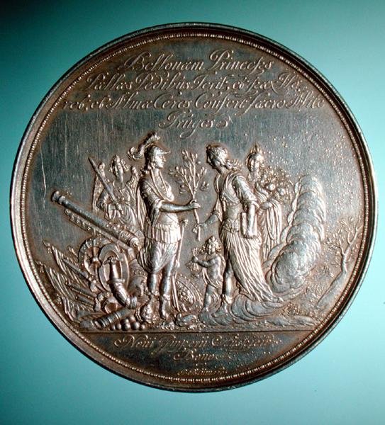 Medalj till minne av prinsessan Marys bröllop (1631-60) med William av Orange (1626-50) av English School