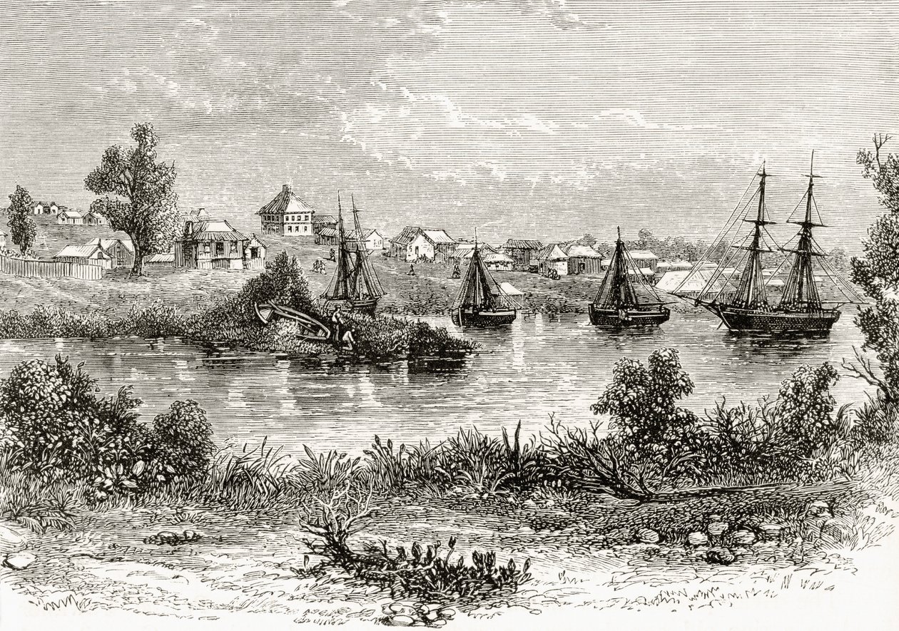Melbourne, 1840, från 