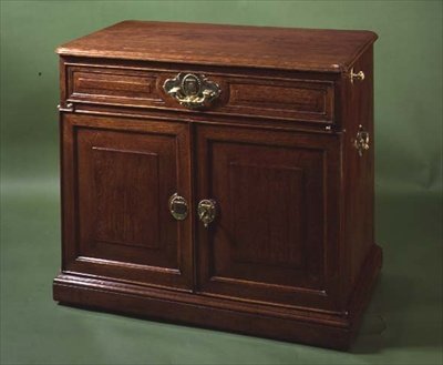 Metamorfiskt skrivbord, sent 1700-tal av English School