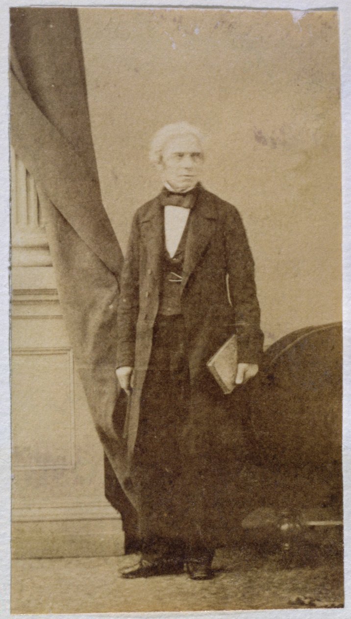 Michael Faraday (1791-1867) (albumintryck) av English School