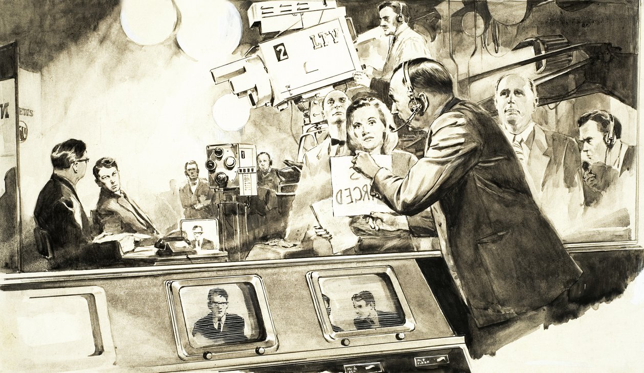 Mick Johnson, TV-reporter av English School