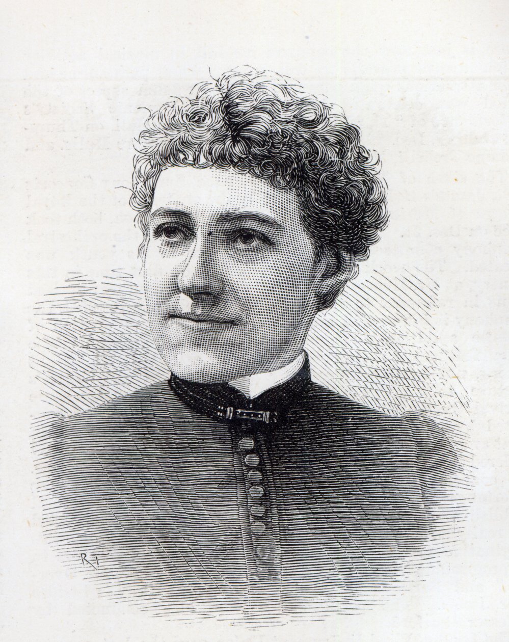 Miss Charlotte Robinson, hemkonstdekoratör till Hennes Majestät, 1887 av English School