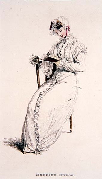 Morgonklänning, september 1811, från Ackermanns 