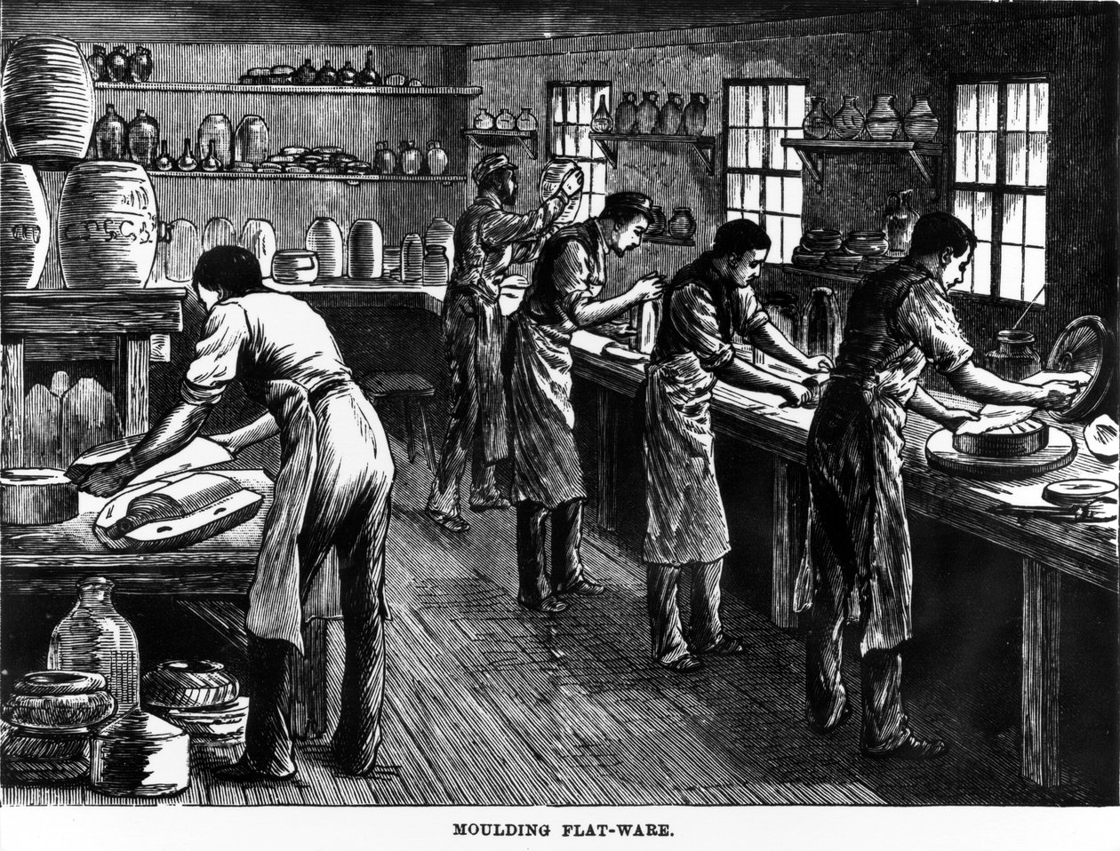 Formbestick, 1800-tal av English School