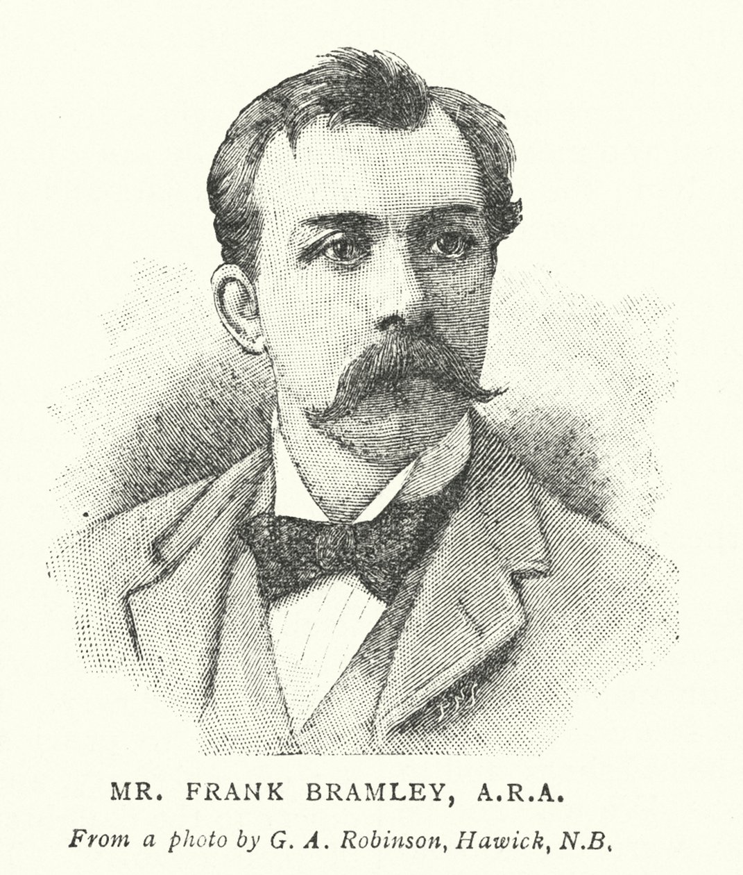 Mr Frank Bramley, ARA (gravyr) av English School