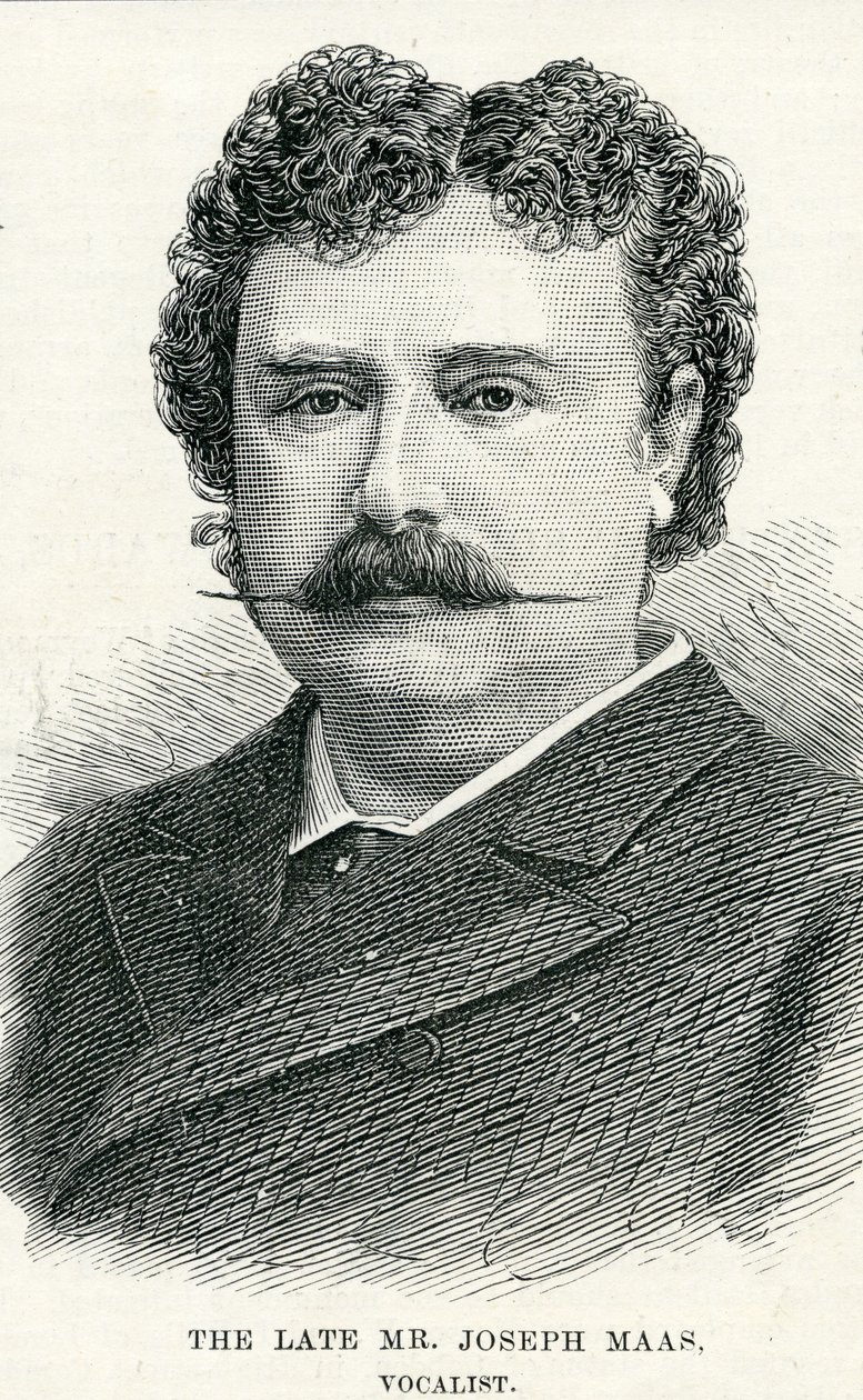 Mr Joseph Maas (1847-1886), Illustration för grafiken av English School