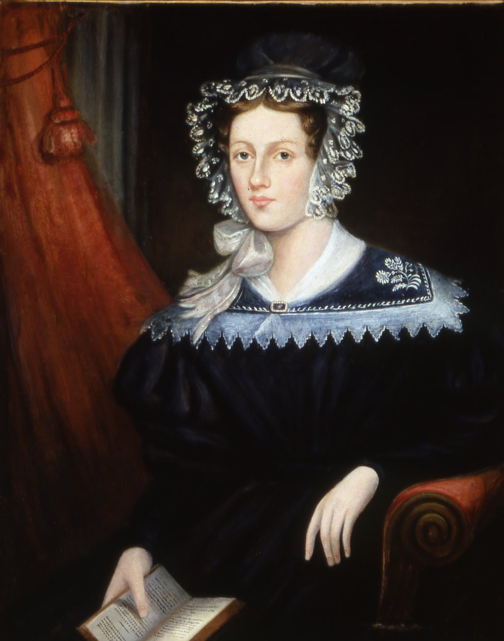 Mrs Ann Jane Carlisle, ca 1828-32 (olja på duk) av English School
