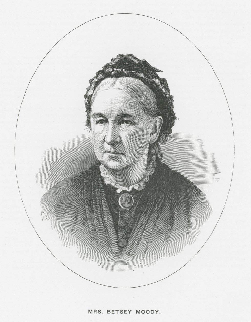 Mrs Betsey Moody (litografi) av English School