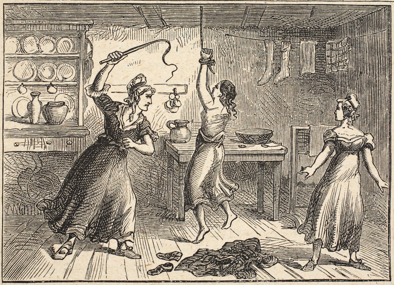 Mrs Brownrigg, från originaltrycket (gravyr) av English School