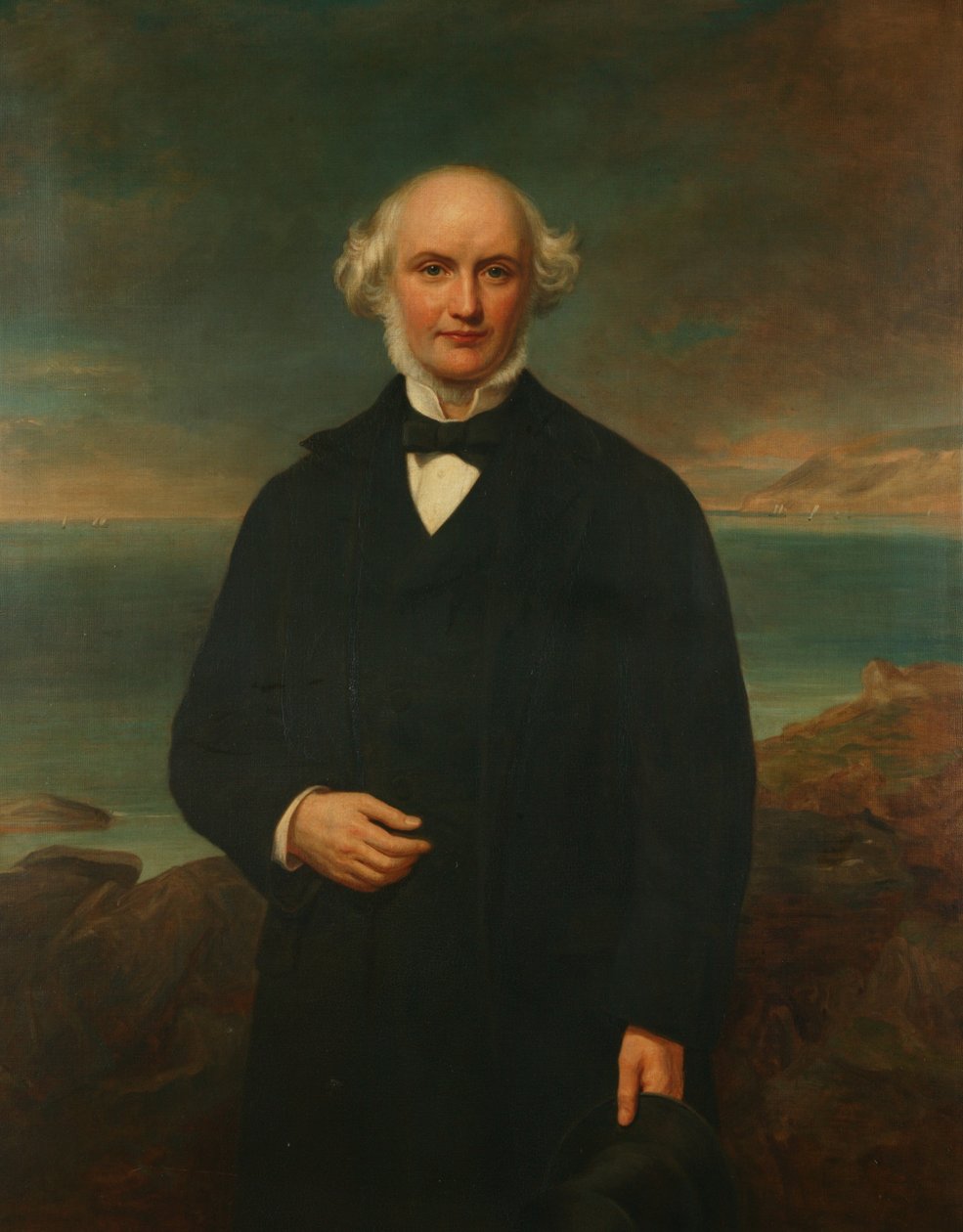 Murray Gladstone (olja på duk) av English School