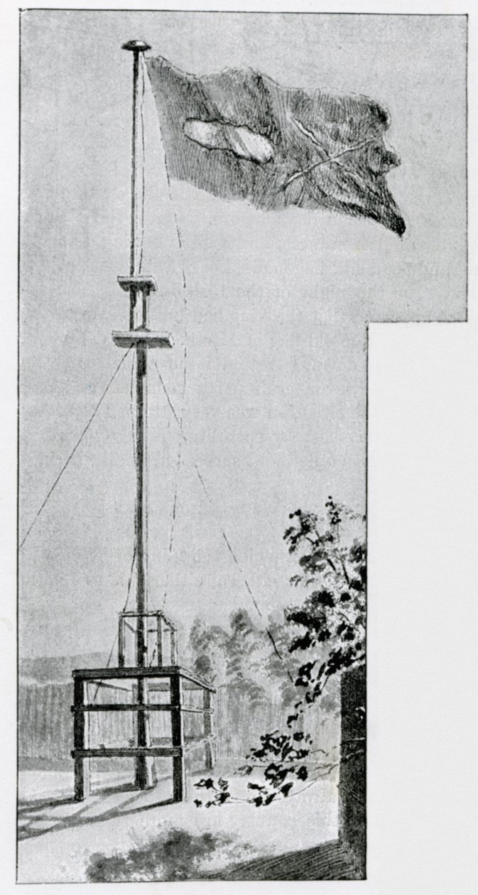 Mwangas flagga, från "The Rise of Our East African Empire", av Lord Frederick J.D. Lugard av English School