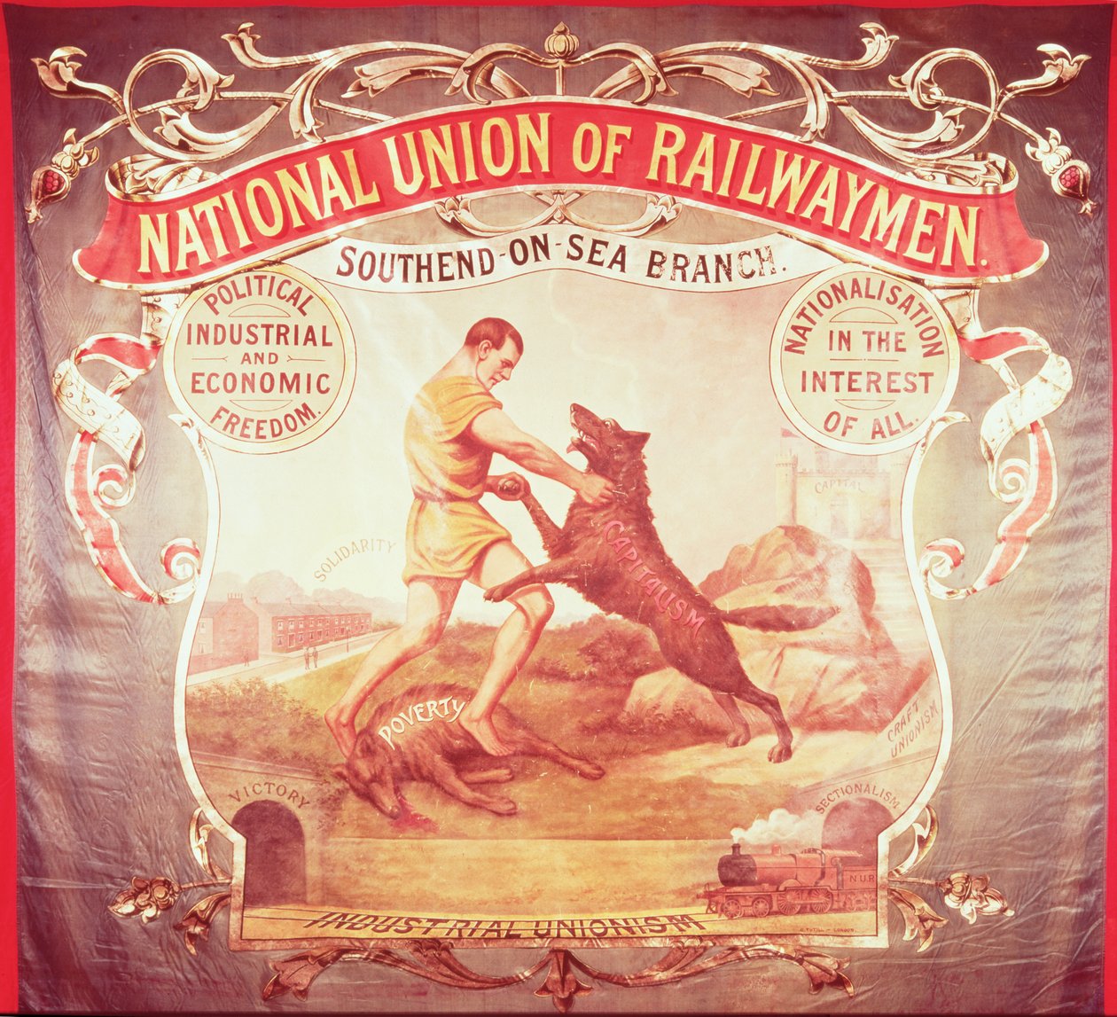 National Union of Railwaymen, Southend-on-Sea (textil) av English School