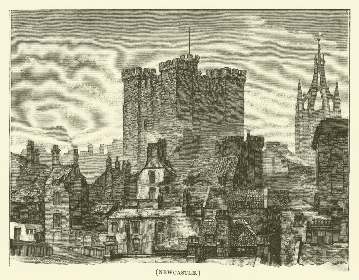 Newcastle (gravyr) av English School