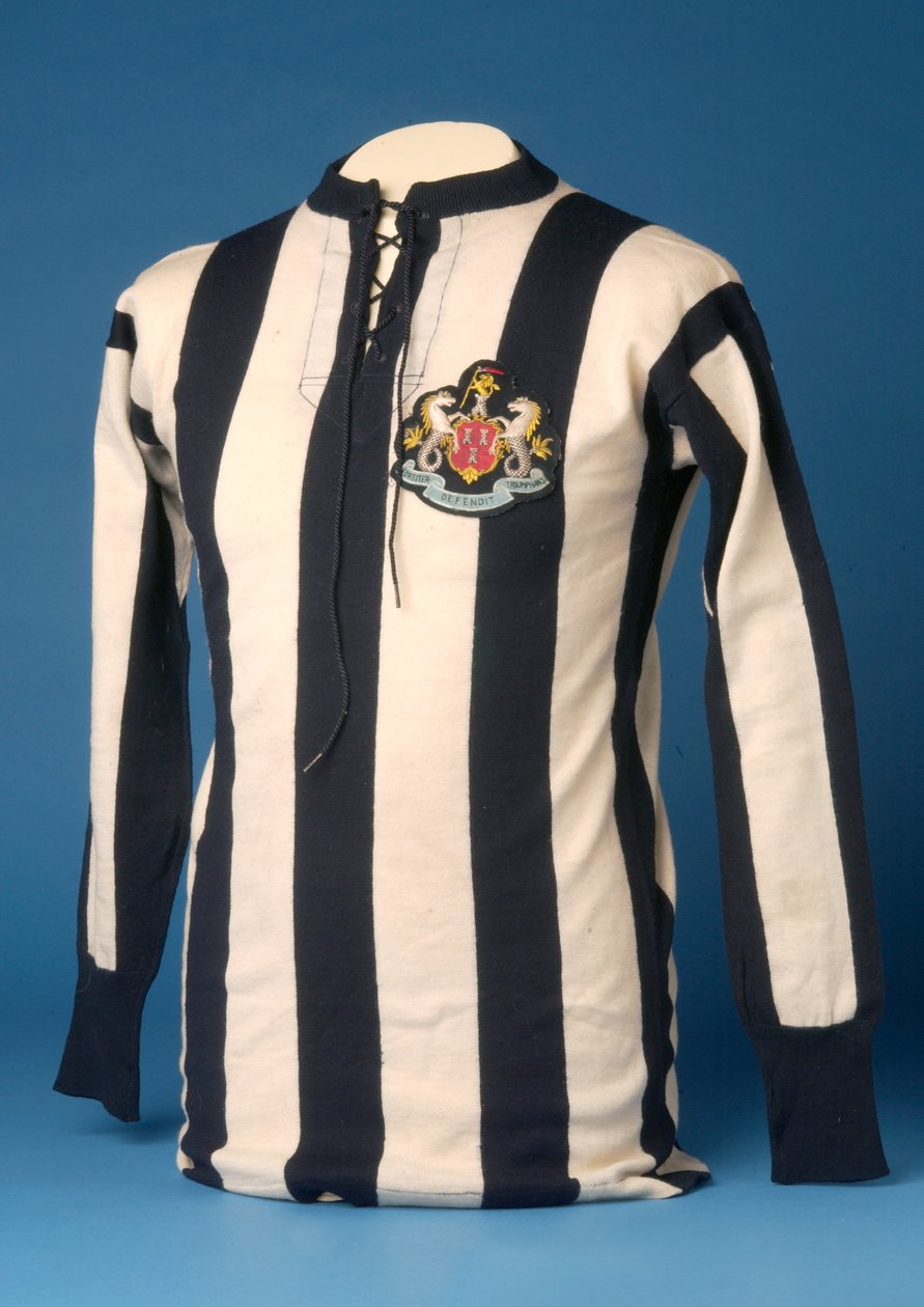 Newcastle United-tröja från FA-VM-finalen 1911, 1911 (bomull) av English School