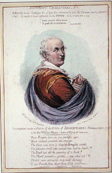 Notorious Characters, No. 1, utgiven av Hannah Humphrey 1797 (handkolorerad etsning) av English School