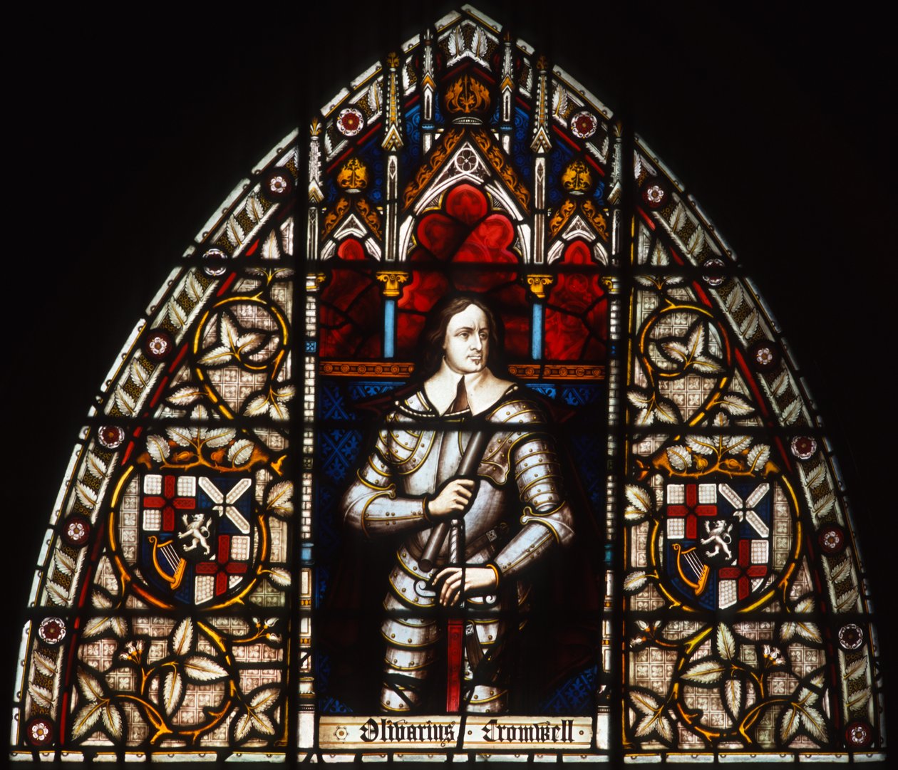 Oliver Cromwell, ca 1873 av English School