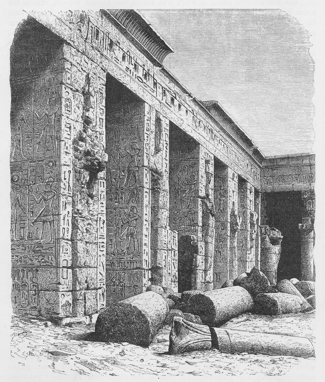 Palace of Rameses III, Medinet-Abou av English School