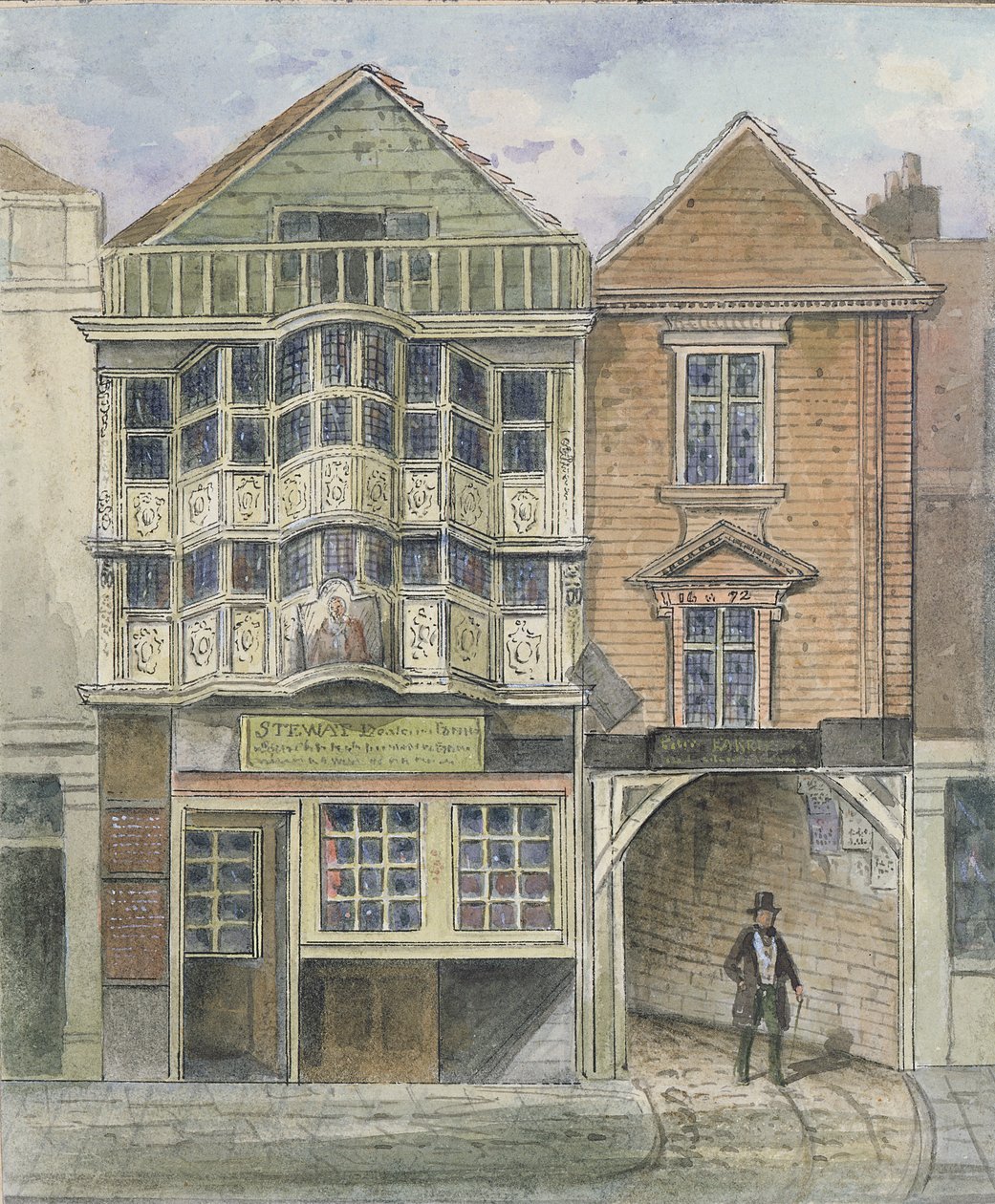 O le Fale o Paul Pindar, Bishopsgate (vaega lanu lima) fa