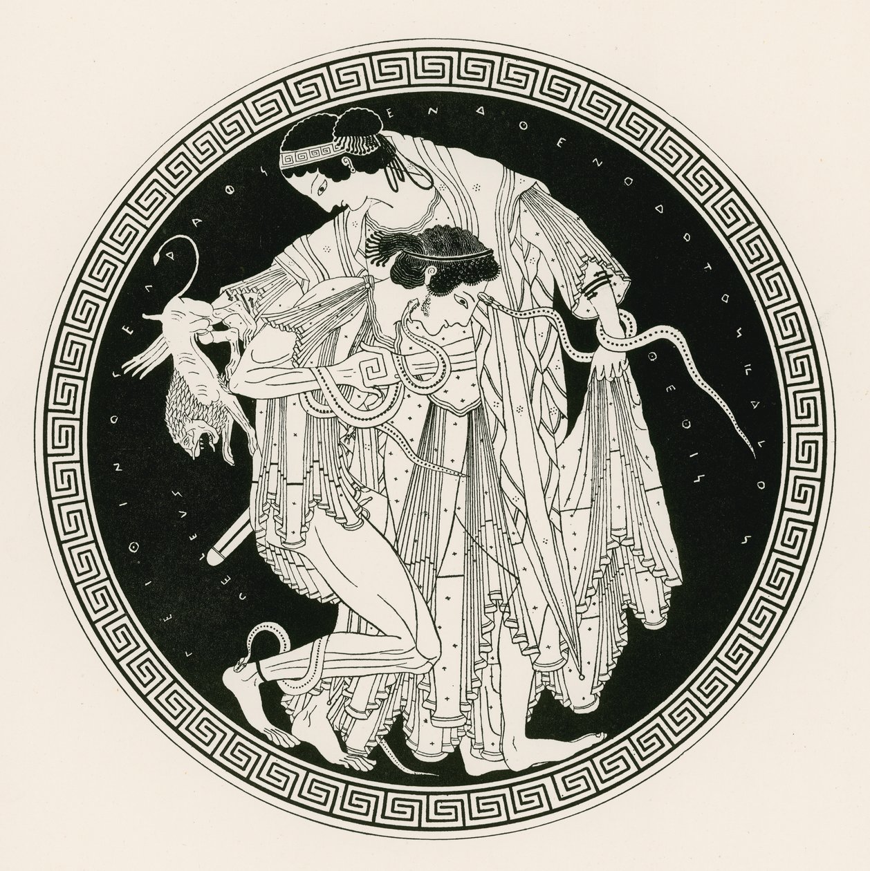 Peleus och Thetis (gravyr) av English School