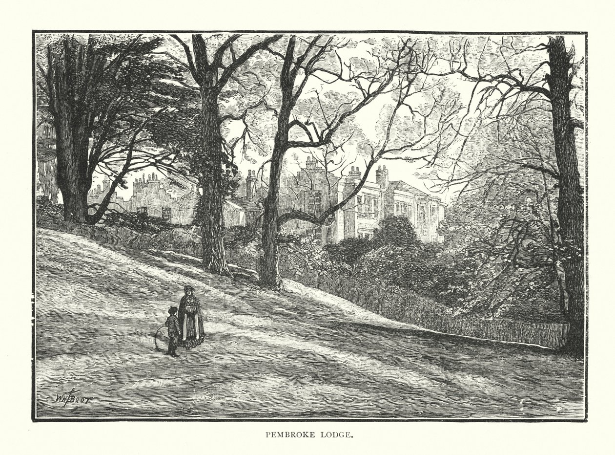 Pembroke Lodge (gravyr) av English School