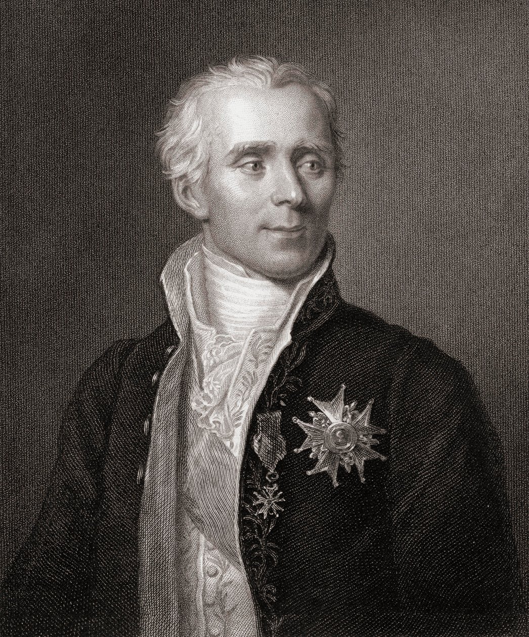 Pierre-Simon (1749-1827) Marquis de la Place, från Gallery of Portraits, publicerad 1833 av English School