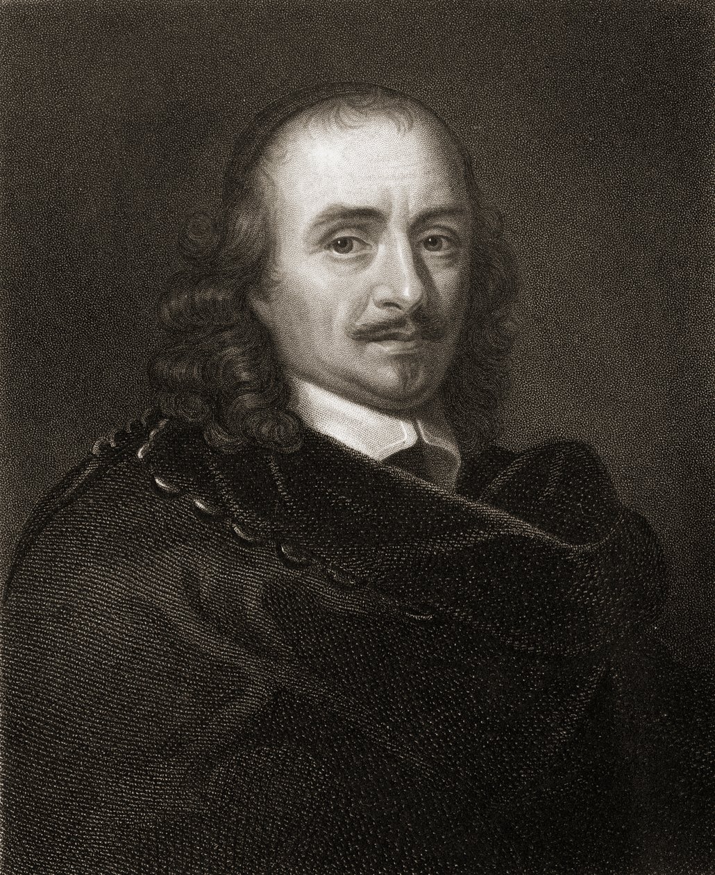 Pierre Corneille (1606-84) från Gallery of Portraits, publicerad 1833 av English School