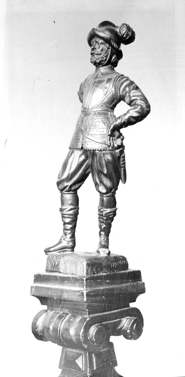 Pikeman, 1638 (hugget trä) av English School