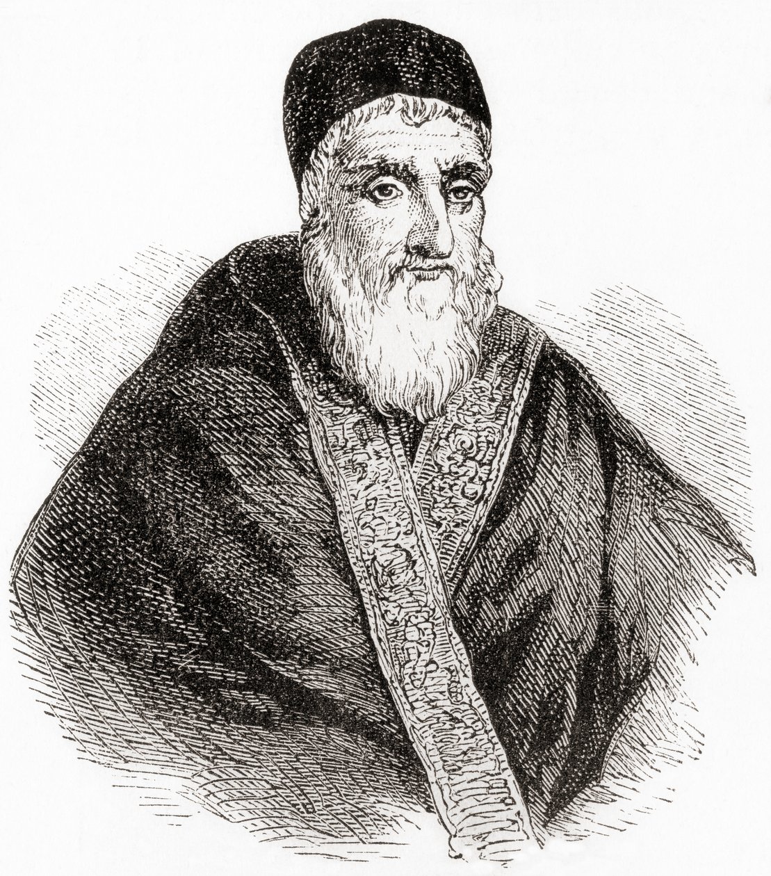 Påven Sixtus V eller Xystus V, född Felice Peretti di Montalto, från Ward and Lock