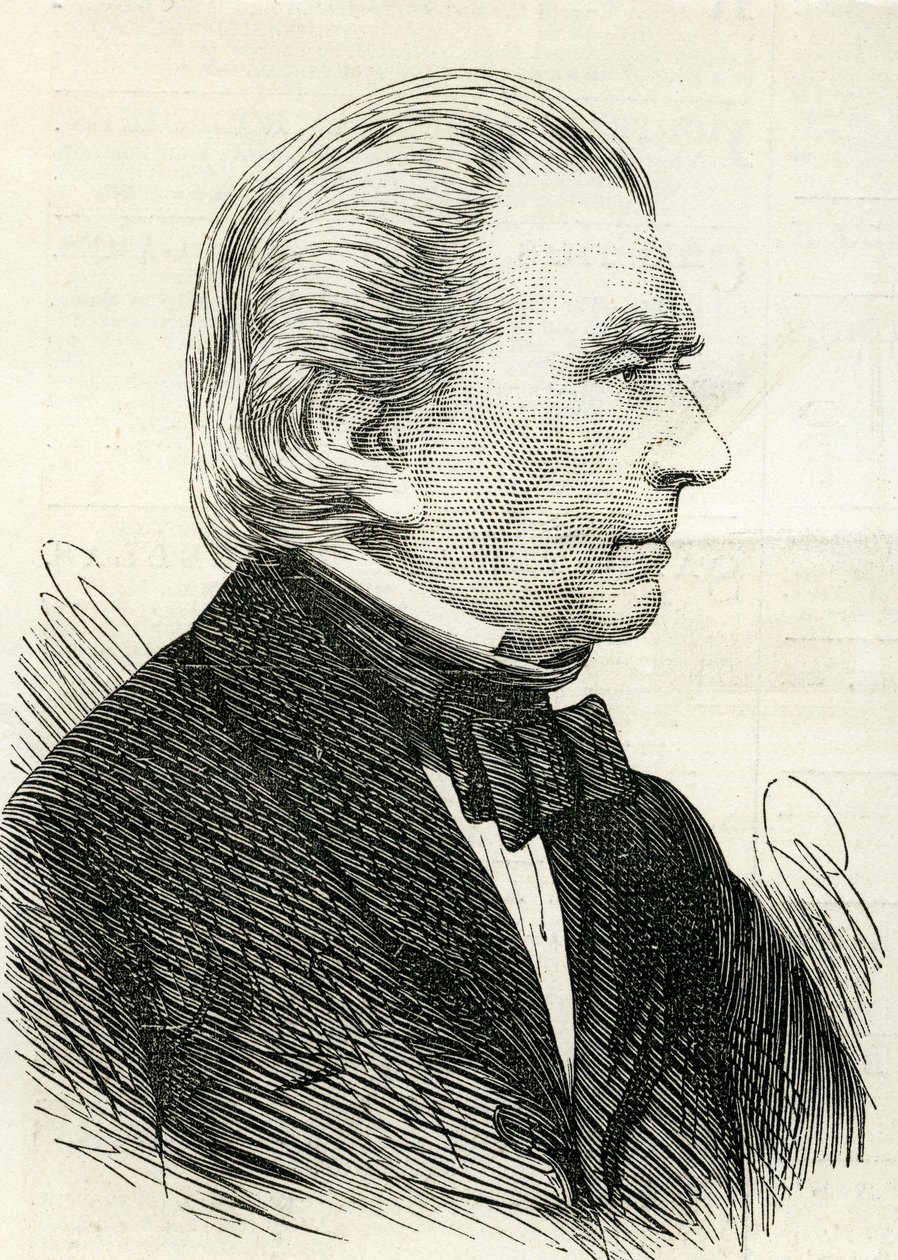 Porträtt av Charles Blacker Vignoles, 1875 av English School