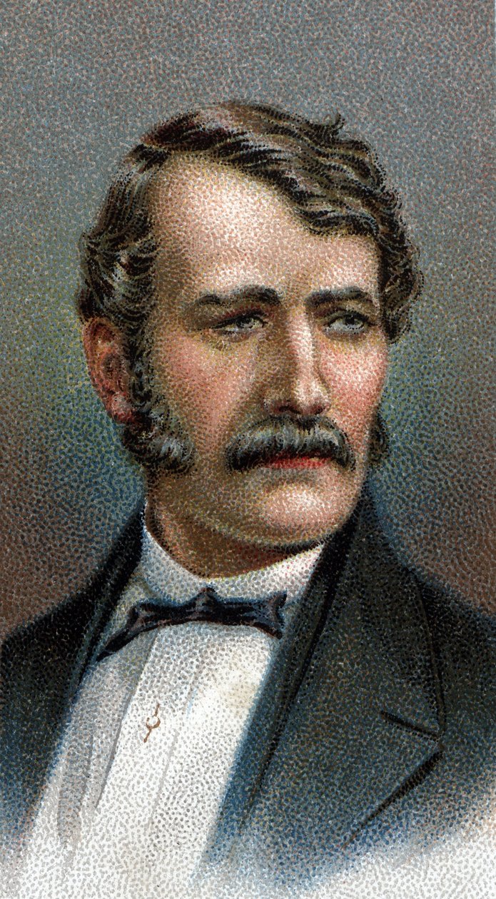 Porträtt av David Livingstone av English School