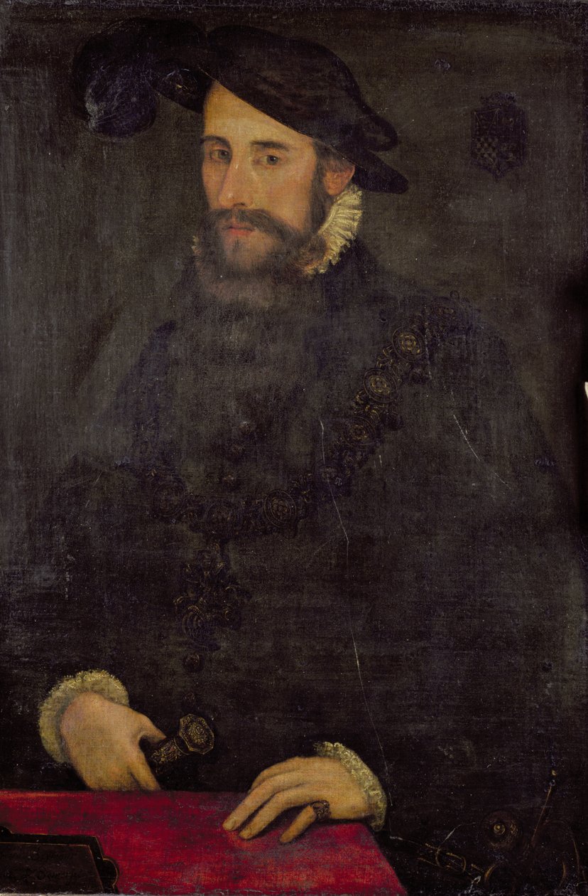 Porträtt av Edward Seymour, hertig av Somerset och Lord Protector (ca 1500-52) av English School