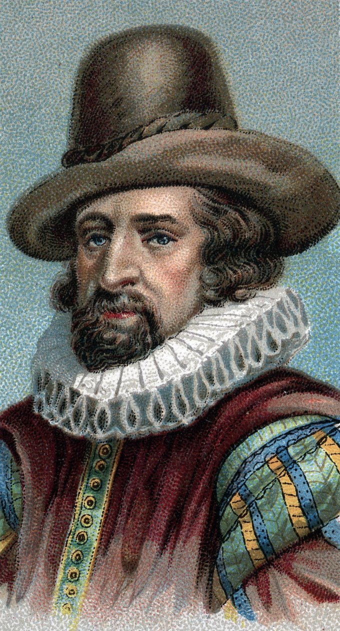 Porträtt av Francis Bacon (London av English School