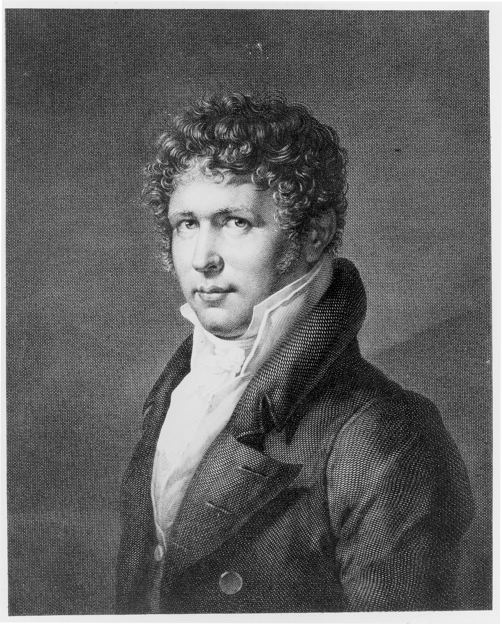 Porträtt av Friedrich Heinrich Alexander, baron von Humboldt (1769-1859) av English School