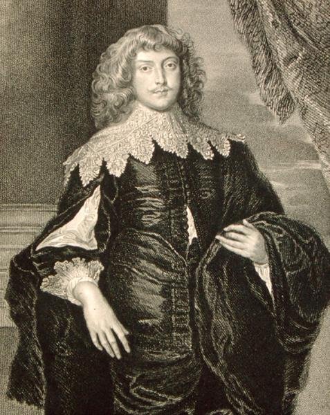 Porträtt av George Digby (1612-77), från "Lodge