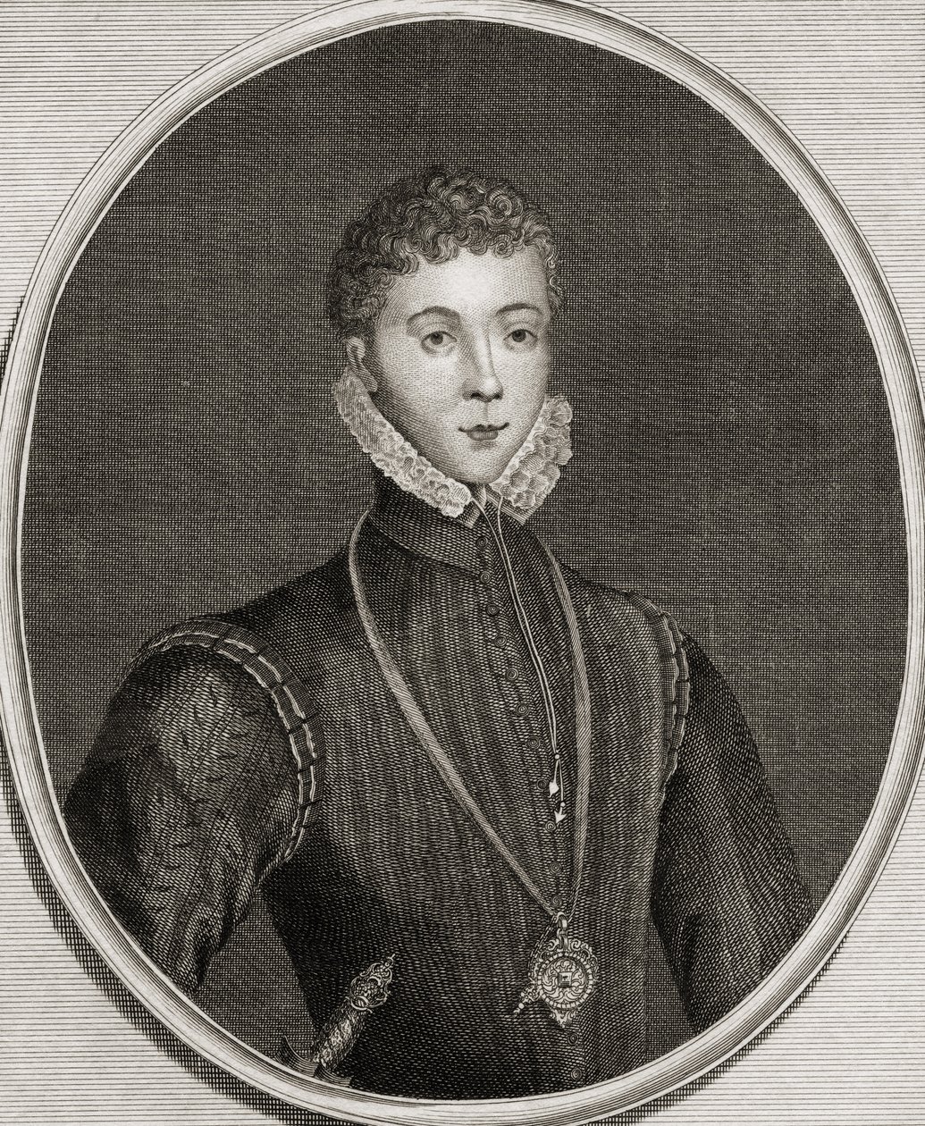 Portræt af Henry Stewart (1545-67) Lord Darnley swed av English School