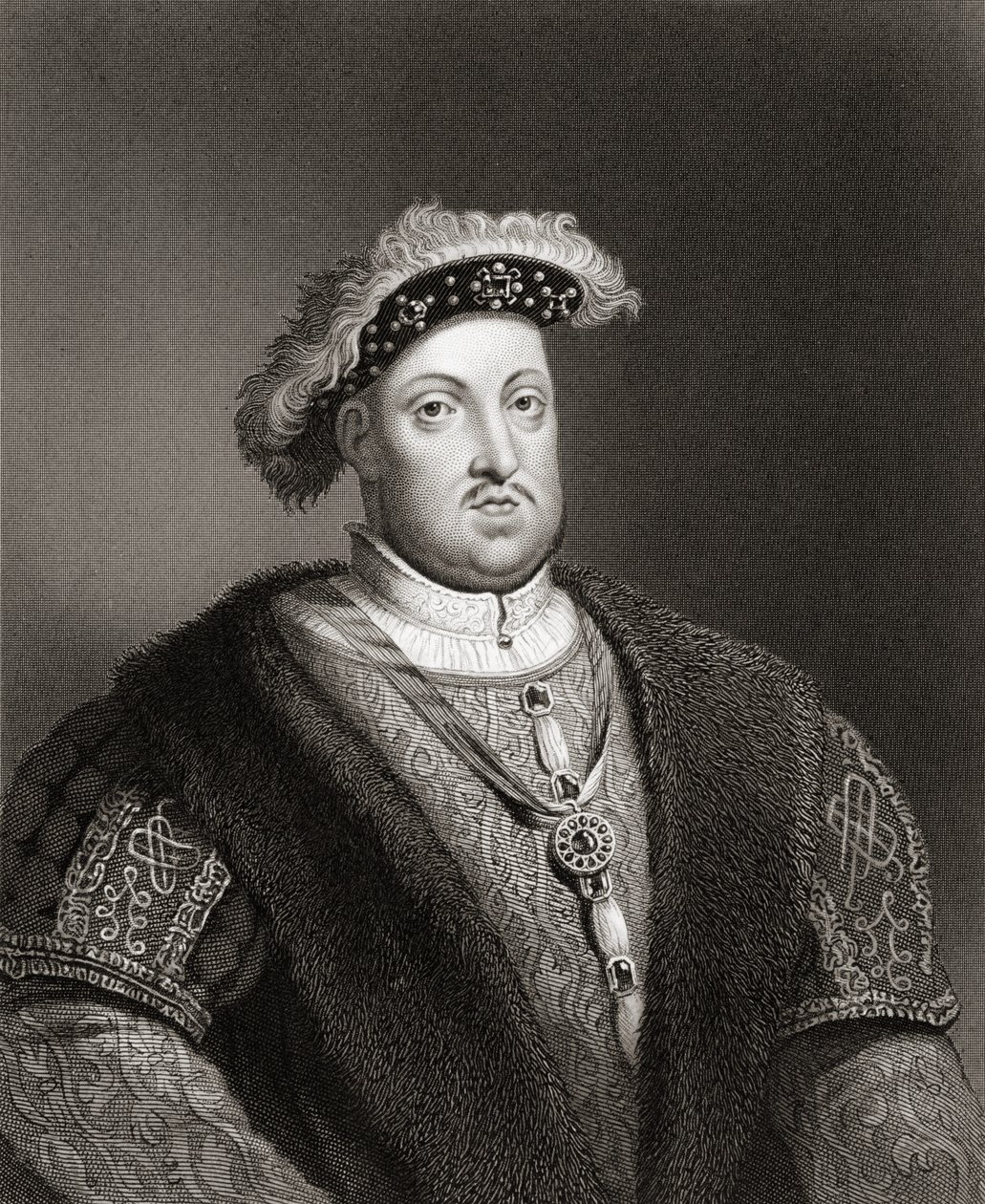 Porträtt av Henrik VIII av English School