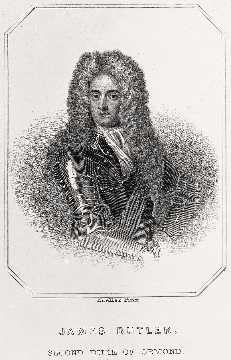 Porträtt av James Butler, andre hertig av Ormond, 1835 av English School