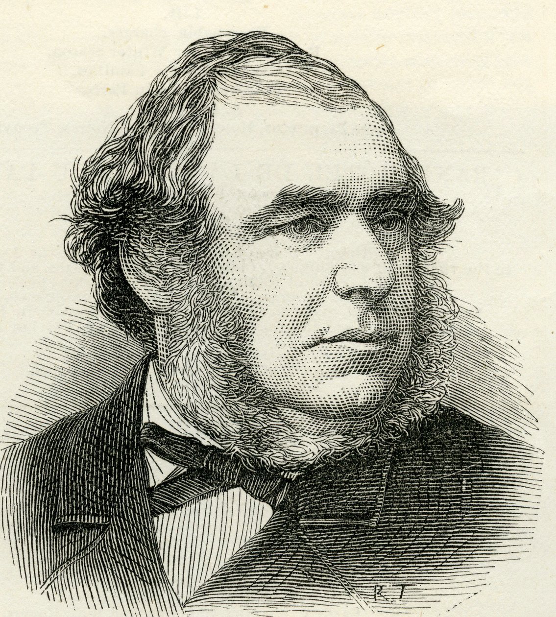 Porträtt av John Francis Ure, 1884 av English School