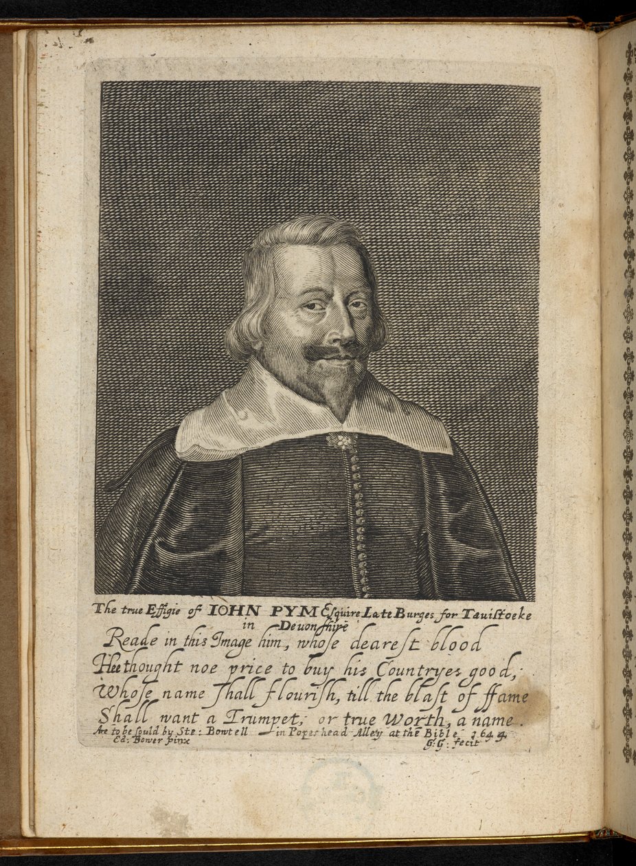 Porträtt av John Pym, från 