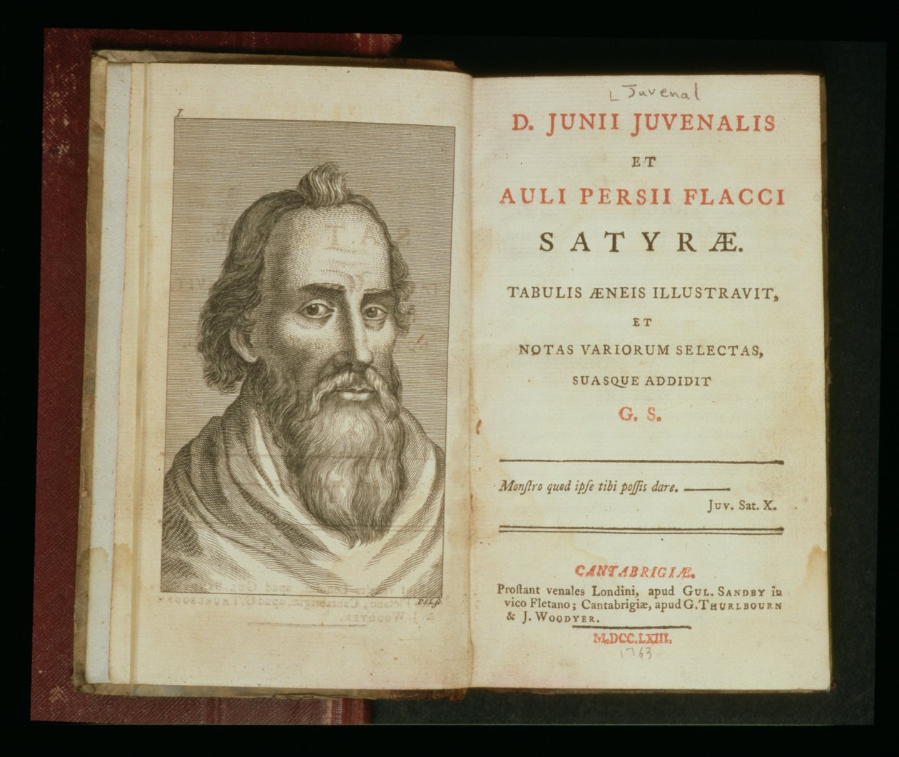 Porträtt av Juvenal från 