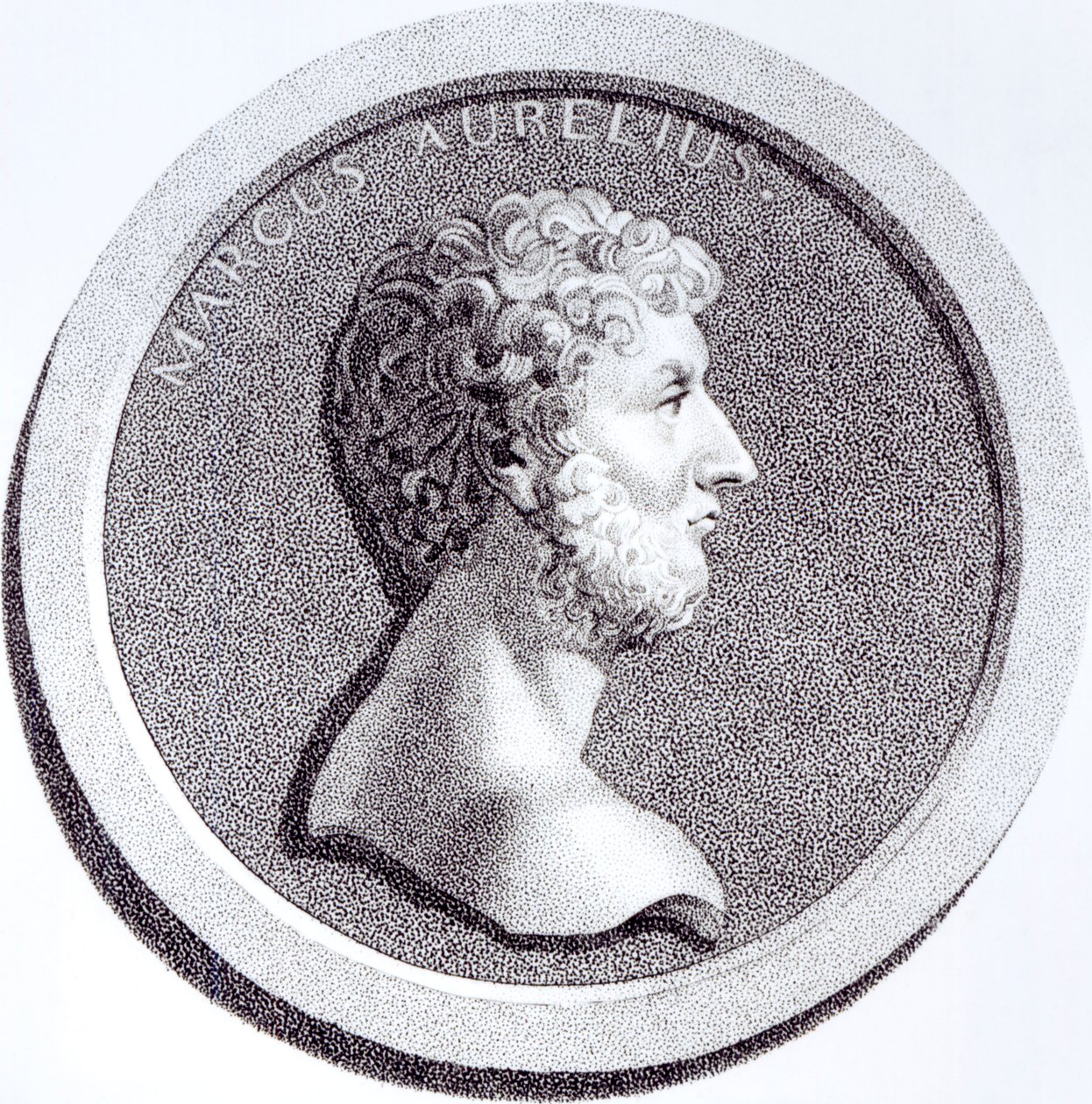 Porträtt av Marcus Aurelius, från 