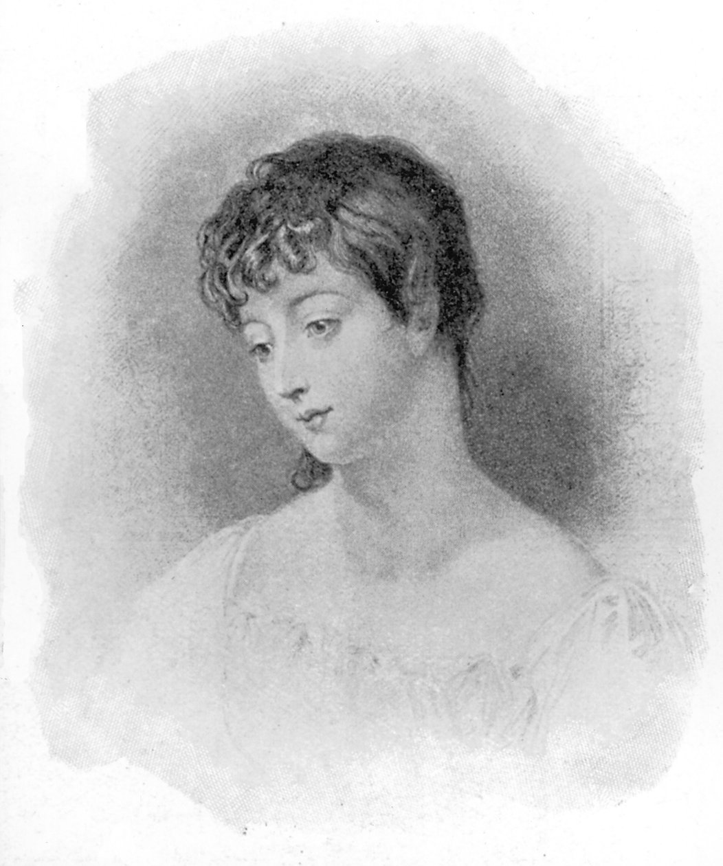 Porträtt av Mary Chaworth av English School