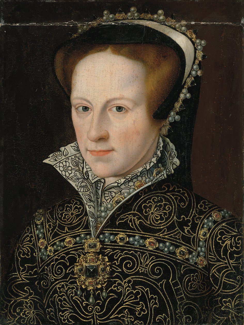 Porträtt av Maria I av English School