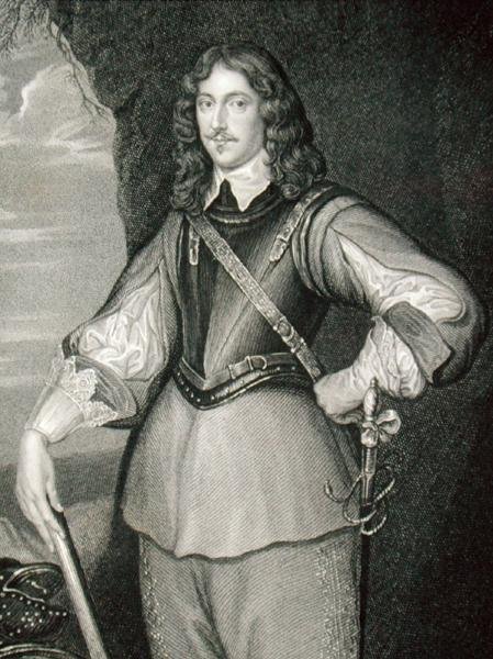 Porträtt av Montagu Bertie (1608-66) 2nd Earl of Lindsey, från "Lodge