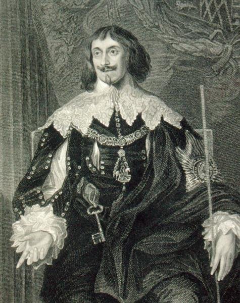 Porträtt av Philip Herbert (1584-1650) 1st Earl of Montgomery, från "Lodge